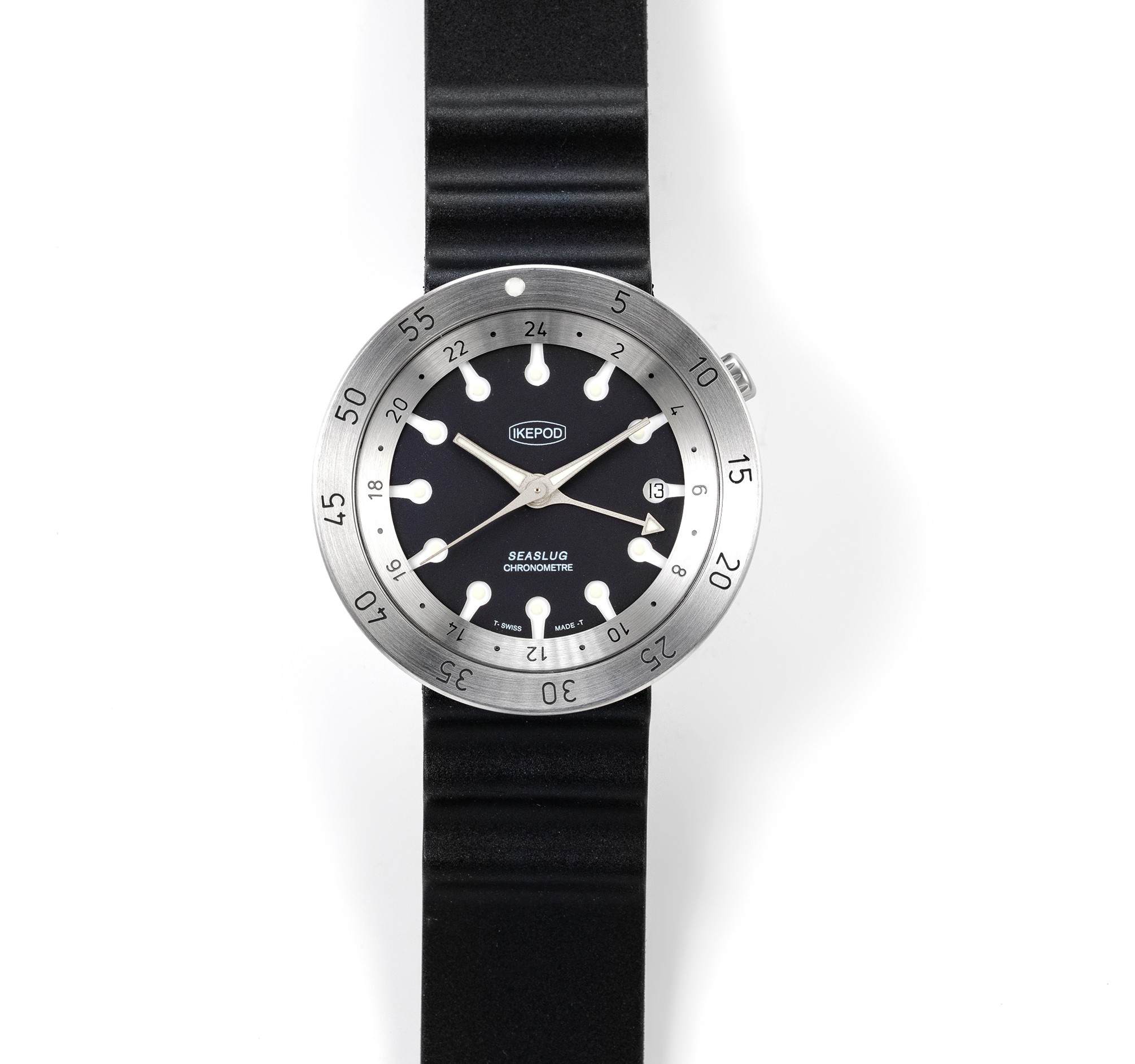 Ikepod Seaslug Alarm day-date World Timer